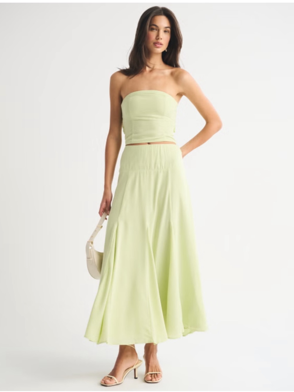 A&F High Rise Flowy Maxi Set Skirt - XXSP - Picture 3 of 11